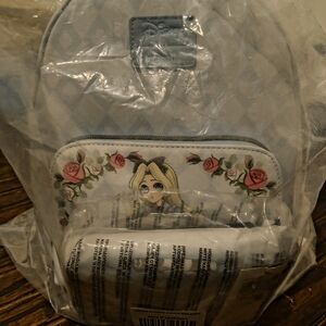 Loungefly White Floral Backpack